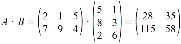 Multiplikation Von Matrizen ⇒ Verständliche Erklärung